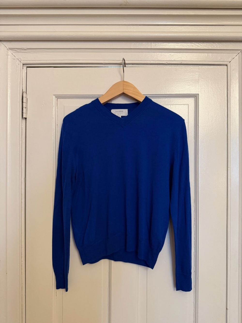 La Ligne Ben V-Neck Sweater - Sapphire